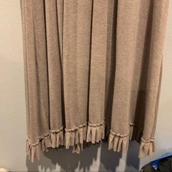 Cynthia Rowley ruffle front midi dress, EUC, sz L - Picture 3 of 8